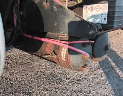 International MV607 Air Tank