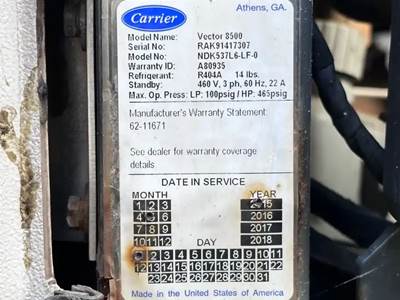 Carrier Auxiliary Power Unit (APU)