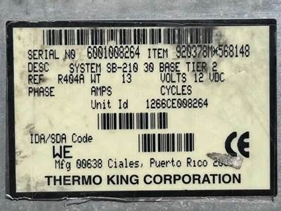 Thermo King SB-210 Auxiliary Power Unit (APU)
