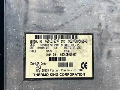 Thermo King SB-210 Auxiliary Power Unit (APU)