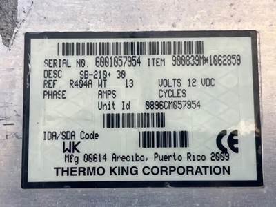 Thermo King SB-210+ Auxiliary Power Unit (APU)