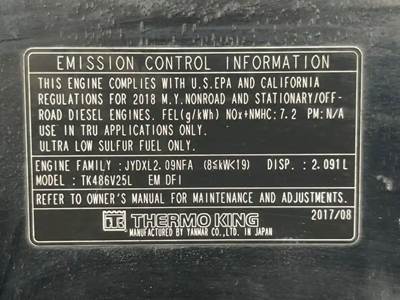 Thermo King TK486V Auxiliary Power Unit (APU)