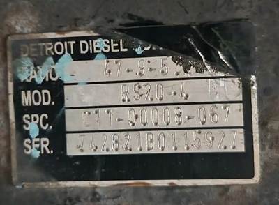 Detroit Rear Axle Assembly for a 2020 Freightliner M2 106 For Sale ...