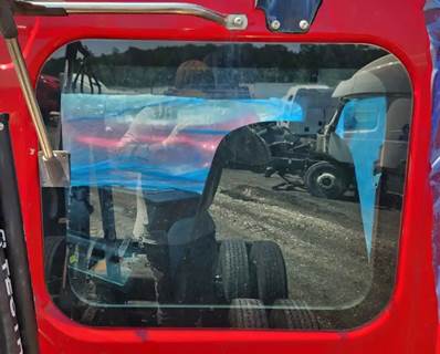Freightliner Cascadia 126 Back Window