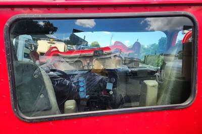 International 9200i Back Window