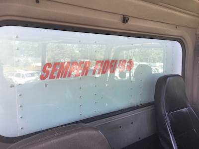 Peterbilt 330 Back Window