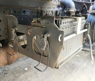 Isuzu NPR HD Battery Box for a 2019 Isuzu NPR-HD