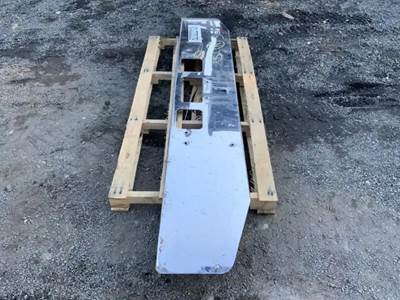 Ultrachrome 16" Tapered Chrome Bumper – Freightliner Coronado / 122SD, Tow & Step Cutouts, 7 Gauge Steel