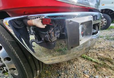 International 4300LP Front Bumper for a 2009 International 4300 LP