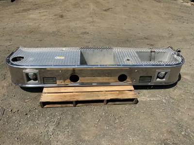 ( Used ) Firetruck, Bumper- Color: Crome Polish Material: Steel  Dimensions: