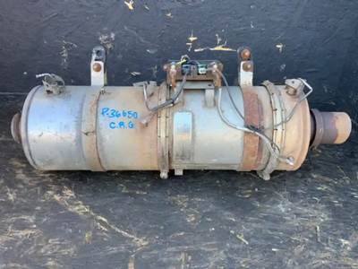 ( Used ) Detroit, Diesel Particulate Filter-  ( Outlet Forward Direction, Inlet