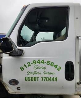 International MV607 Left Door