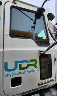 Mack Granite GU533 Left Door for a 2018 Mack GU533