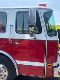 (Used) 2005 E-One Firetruck, Door- Side: Front Passenger Side, Color: Red/ White