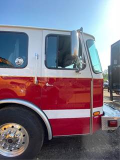 (Used) 2002 E-One Firetruck, Door- Side: Front Passenger Side, Color: White/ Red