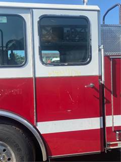 (Used) 2002 E-One Firetruck, Door- Side: Rear Driver Side, Color: White/ Red,