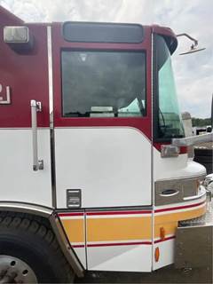 (Used) 2008 Pierce, Front Door- Side: Passenger Side, Color: White And Red,