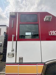 (Used) 2008 Pierce, Rear Door- Side: Passenger Side, Color: White And Red,