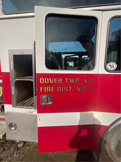 (Used) 1996 Sutphen Fire Truck, Door-   Side: Rear Passenger Side,   Color: Red