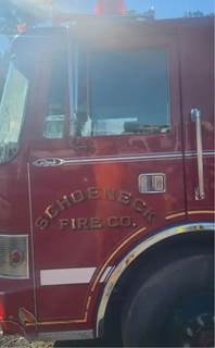 Pierce Left Door for a 1985 Pierce FireTruck