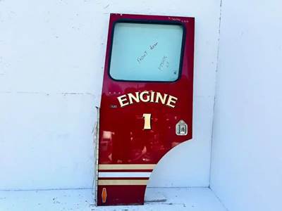 (Used) 2001 Hme Firetruck, Door- Side: Driver Side Front, Color: Red, Windows