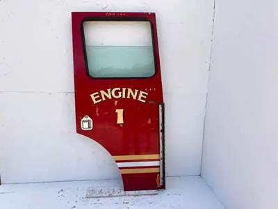 (Used) 2001 Hme Firetruck, Door- Side: Passenger Side Front, Color: Red, Window