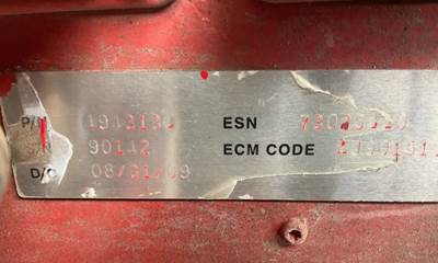 Cummins ISB Engine Control Module (ECM) for a 2010 Freightliner M Line Walk-In Van