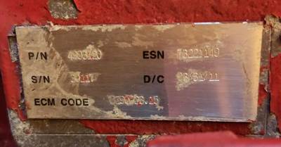 Cummins ISB Engine Control Module (ECM) for a 2012 Freightliner B2