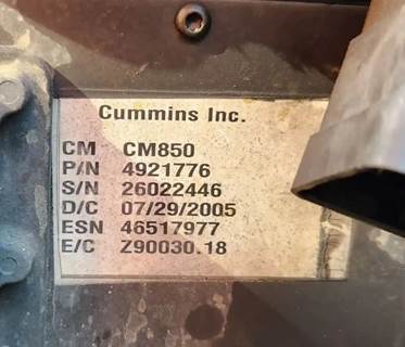Cummins ISB Engine Control Module (ECM) for a 2006 Freightliner MT45 Chassis