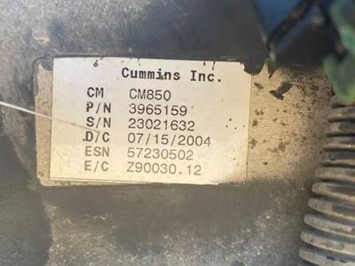 Cummins ISB 5.9L Engine Control Module (ECM) for a 2005 Freightliner MT45 Chassis