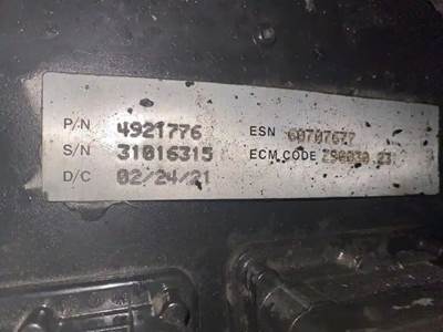 Cummins ISB 5.9L Engine Control Module (ECM) for a 2007 Freightliner MT45 Chassis