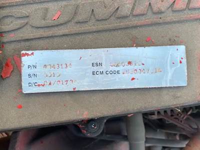 Cummins ISB 6.7L Engine Control Module (ECM) for a 2008 Freightliner MT55 Chassis