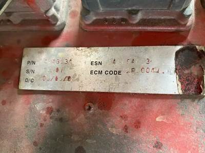 Cummins ISB 6.7L Engine Control Module (ECM) for a 2008 Freightliner MT55 Chassis
