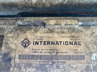 International MaxxForce 7 Engine Control Module (ECM) for a 2008 Ic Corporation PB105