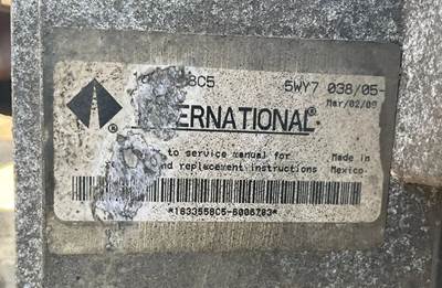 International T444 Engine Control Module (ECM) for a 2001 International 1652