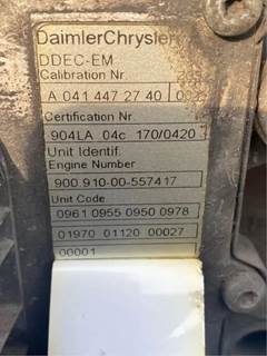 Mercedes-Benz MBE 900 Engine Control Module (ECM) for a 2006 Freightliner MT55 Chassis