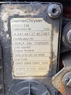 Mercedes-Benz MBE 904 Engine Control Module (ECM) for a 2007 Freightliner MT55 Chassis