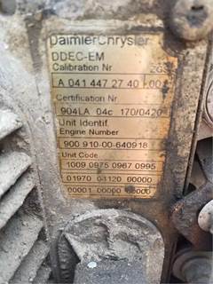 Mercedes-Benz MBE 904 Engine Control Module (ECM) for a 2007 Freightliner MT45 Chassis