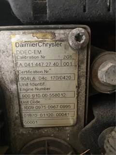 Mercedes-Benz MBE 904 Engine Control Module (ECM) for a 2006 Freightliner MT55 Chassis