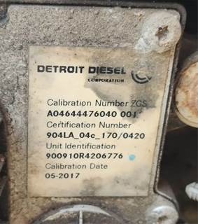 Mercedes-Benz MBE 904 Engine Control Module (ECM) for a 2005 Freightliner MT45 Chassis