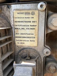 Mercedes-Benz OM904LA Engine Control Module (ECM) for a 2007 Freightliner MT45 Chassis