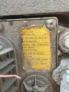 Mercedes-Benz OM904LA Engine Control Module (ECM) for a 2007 Freightliner MT45 Chassis