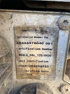 Mercedes-Benz OM904LA Engine Control Module (ECM) for a 2005 Freightliner MT45 Chassis