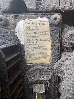 Mercedes-Benz OM904LA Engine Control Module (ECM) for a 2007 Freightliner MT45 Chassis