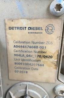 Mercedes-Benz OM904LA Engine Control Module (ECM) for a 2005 Freightliner MT45 Chassis