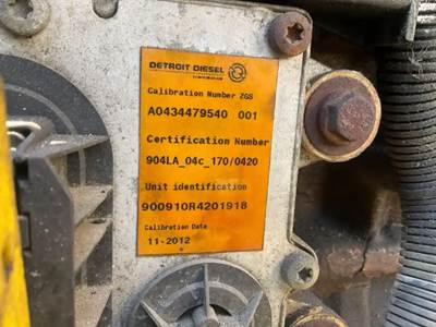 Mercedes-Benz OM904LA Engine Control Module (ECM) for a 2005 Freightliner MT45 Chassis