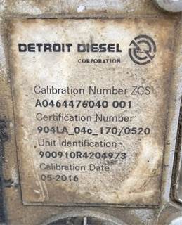 Mercedes-Benz OM904LA Engine Control Module (ECM) for a 2007 Freightliner MT45 Chassis