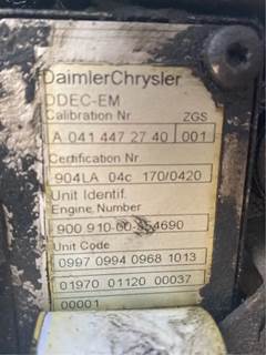 Mercedes-Benz OM904LA Engine Control Module (ECM) for a 2006 Freightliner MT55 Chassis