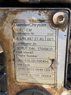 Mercedes-Benz OM904LA Engine Control Module (ECM) for a 2007 Freightliner MT45 Chassis