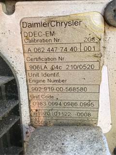 Mercedes-Benz OM906LA Engine Control Module (ECM) for a 2007 Thomas Built Saf-T-Liner HDX